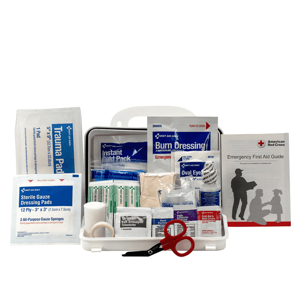 10 Person ANSI A First Aid Kit Plastic Case- Case of 12 – Safety Kits Plus
