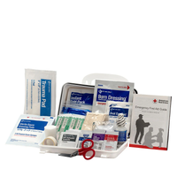 10 Person ANSI A First Aid Kit Plastic Case- Case of 12