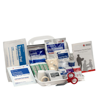 10 Person ANSI A First Aid Kit Plastic Case- Case of 12