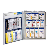 25 Person Metal First Aid Cabinet, interior view