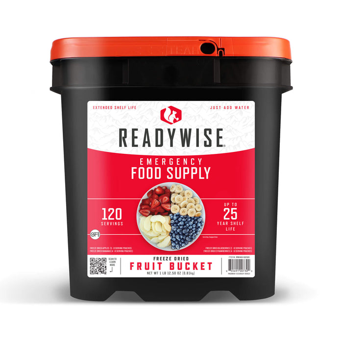 Freeze-Dried Fruit Bucket 120 Servings