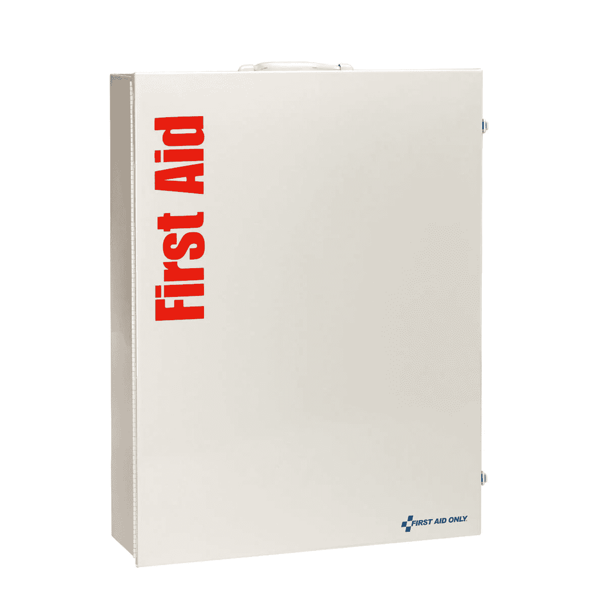  200 Person ANSI B+ 5 Shelf First Aid Metal Cabinet, wall-mount, closed left side