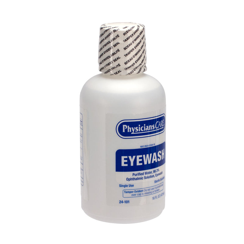 Eyewash Bottle 16 oz, angle view