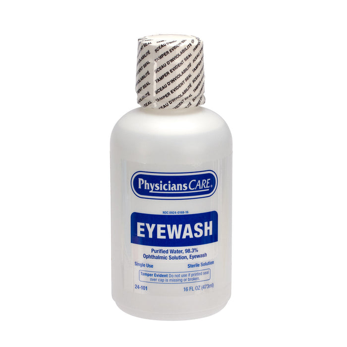 Eyewash Bottle 16 oz, front view