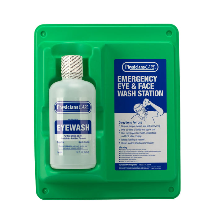 Eyewash Station Single 32 oz, front view