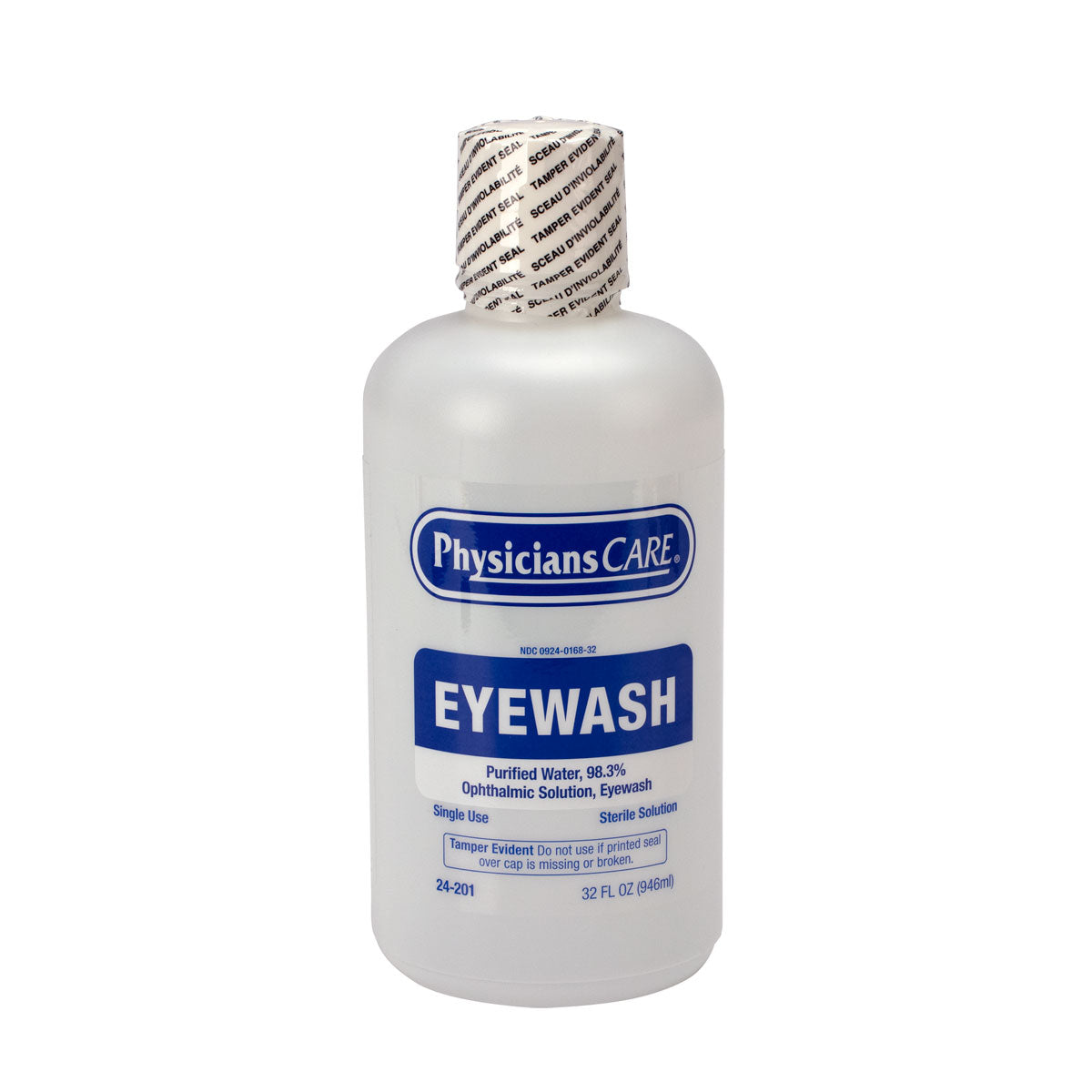 Eyewash Station Single 32 oz, open view