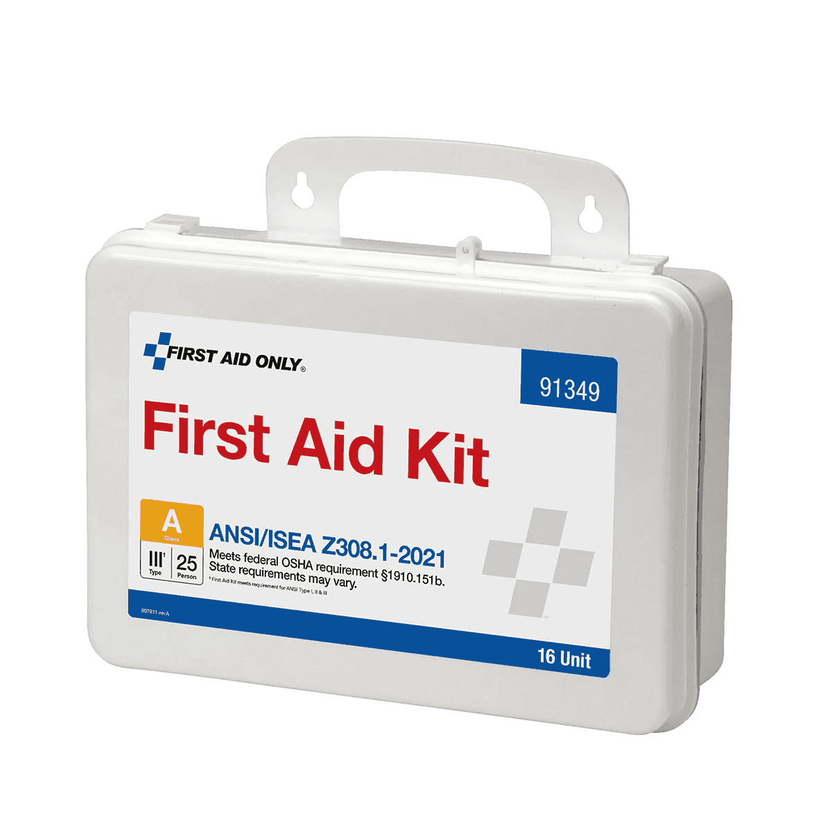 25 Person ANSI A First Aid Kit Plastic Case – Case of 12 – Safety Kits Plus