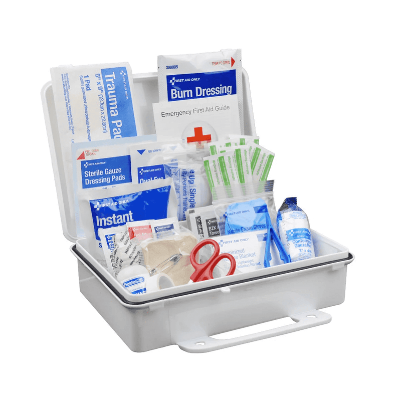 Kit Case 25 Person ANSI A First Aid Kit Plastic Case- Case of 12 – Safety Kits Plus