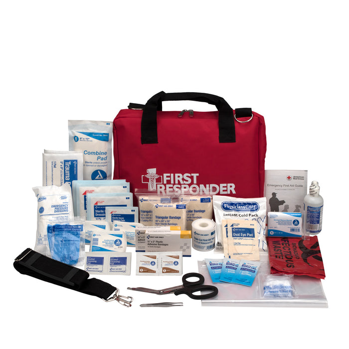 First Responder Kit Medium 120-Piece Bag, open showing contents
