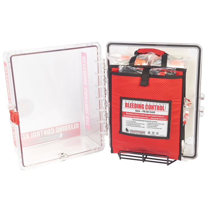 Public Access Bleeding Control Station, 8-Pack