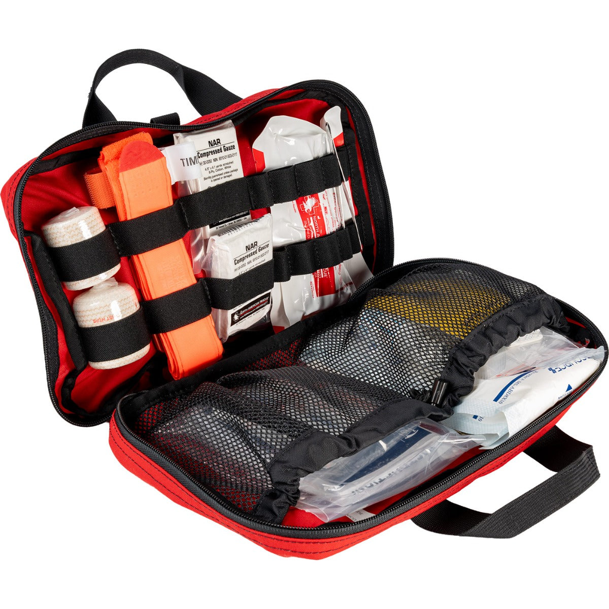Logging First Aid & Trauma Kit Soft Case open