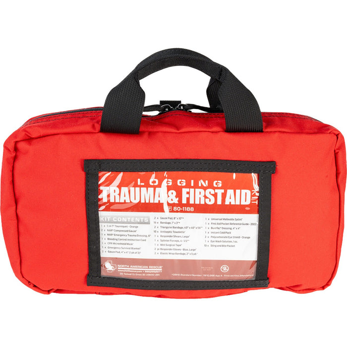 Logging First Aid & Trauma Kit, Soft Case