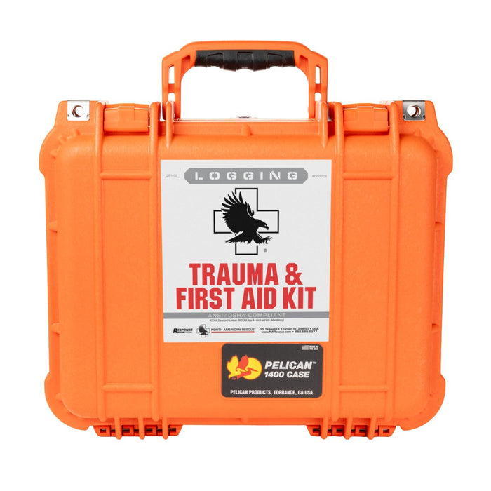 Logging First Aid & Trauma Kit, Hard Case