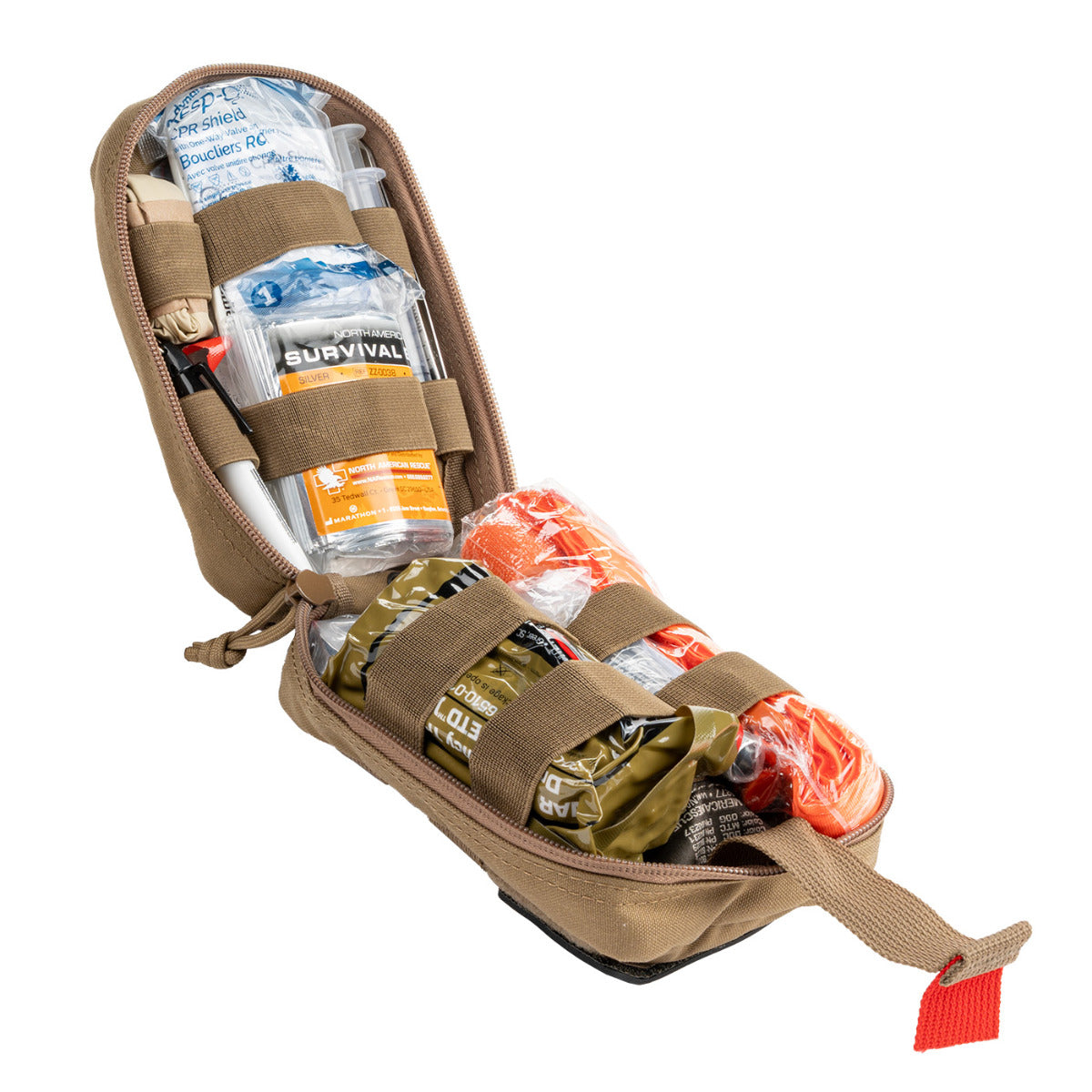 Solo IFAK Individual First Aid and Trauma Kit, Coyote