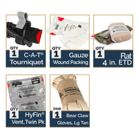 Eagle IFAK contents laid out