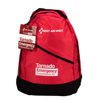 2 Person Tornado Emergency Backpack, closed front view