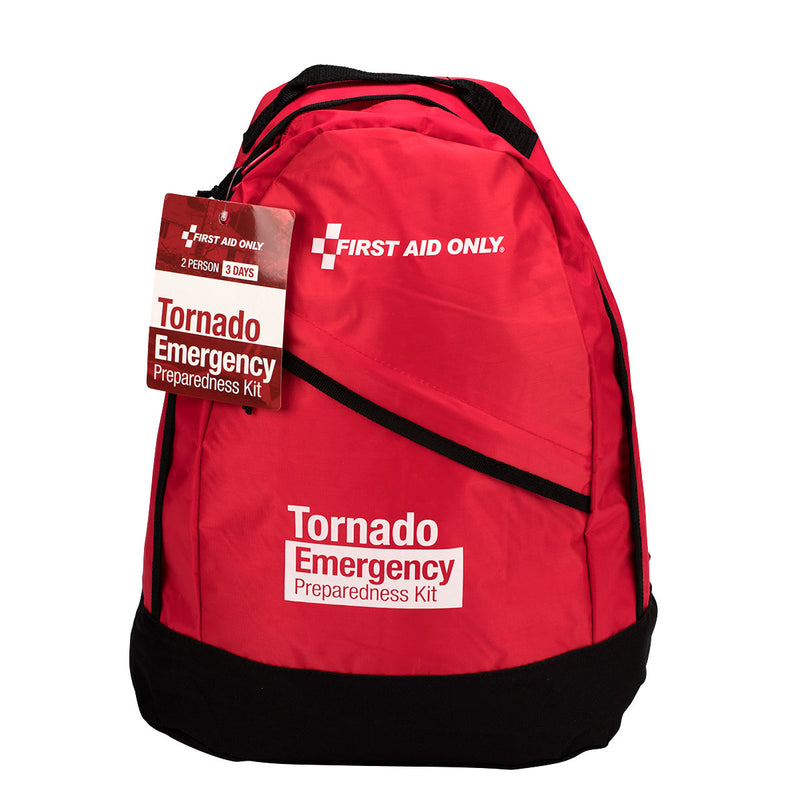 2 Person Tornado Emergency Backpack, closed front view