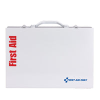 75 Person ANSI B 2 Shelf First Aid Cabinet, closed front view