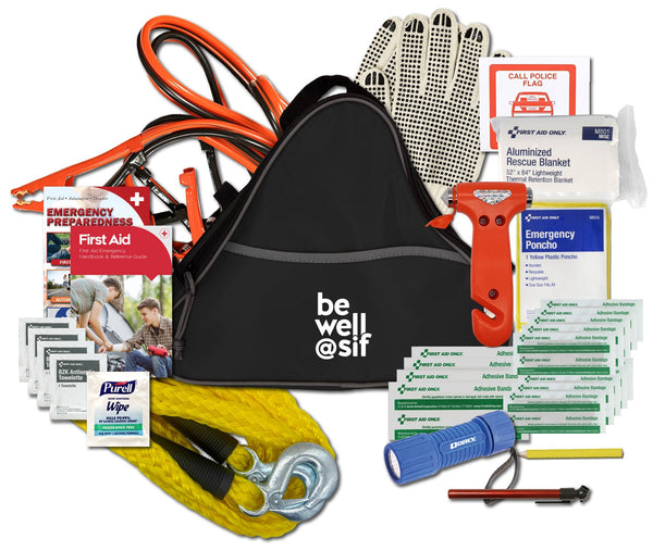 Custom-branded roadside kit for BeWell