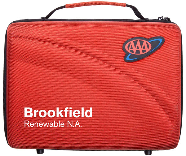 Custom-branded hard case first aid kit for Brookfield Renewable