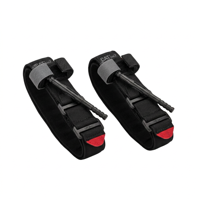 CAT Tourniquet Gen 7 2-Pack, two Black real-use units