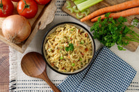 Creamy Pasta prepared, Favorites Box contents