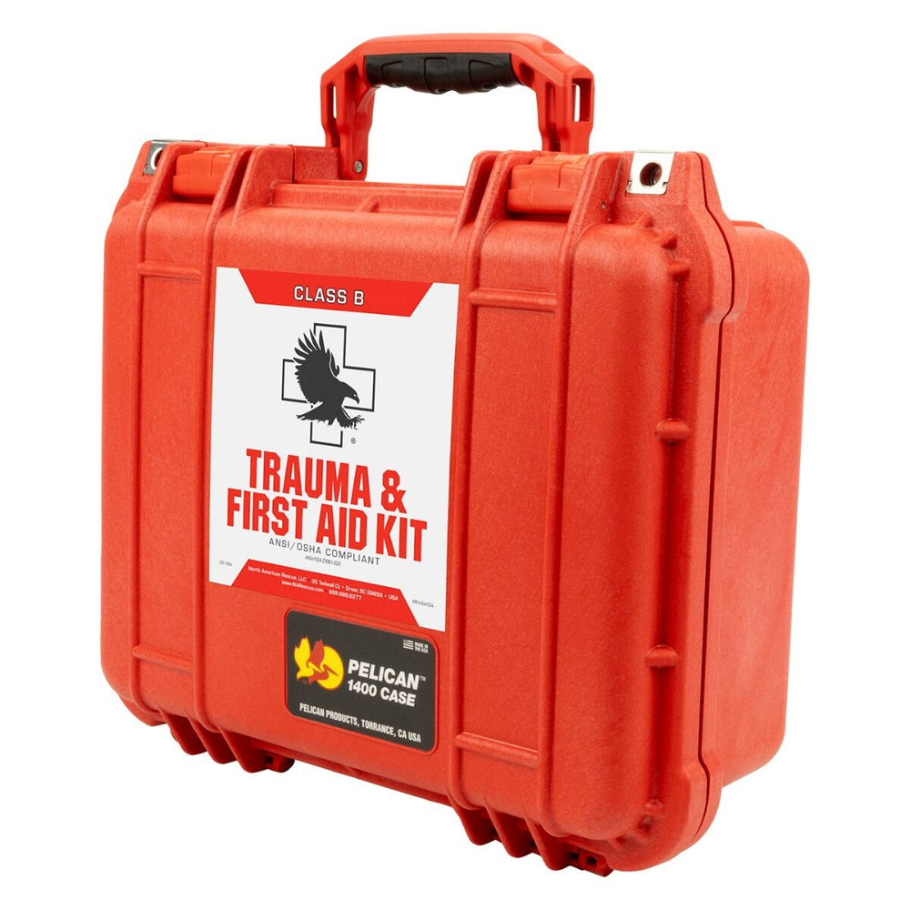 Trauma First Aid Kit Hard Case – Class B Workplace Kit – Safety Kits Plus