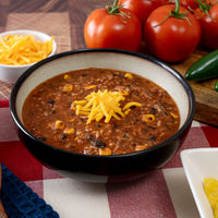 Hearty Tortilla Soup prepared, Gluten-Free bucket contents