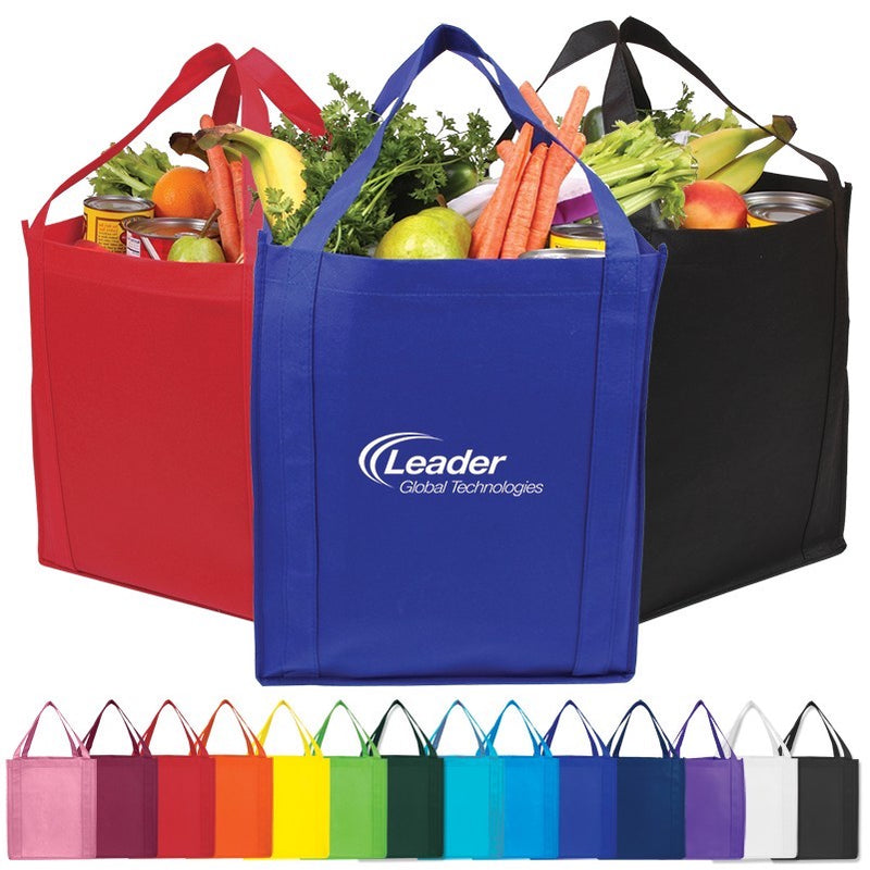 Jumbo Non Woven Grocery Tote with Your Brand or Logo