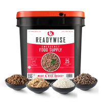 Meat and Rice Emergency Food Bucket