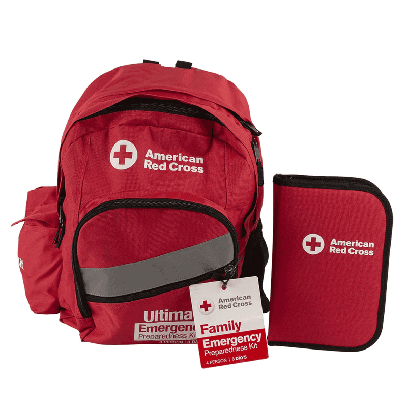 American Red Cross Emergency Preparedness Backpack closed front