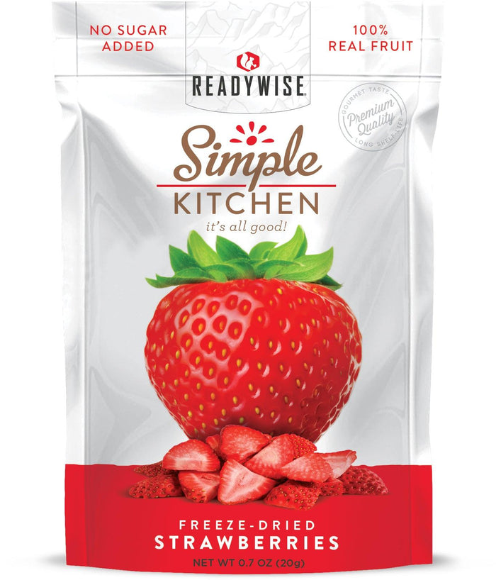 Simple Kitchen Freeze-Dried Strawberries 6-Pack