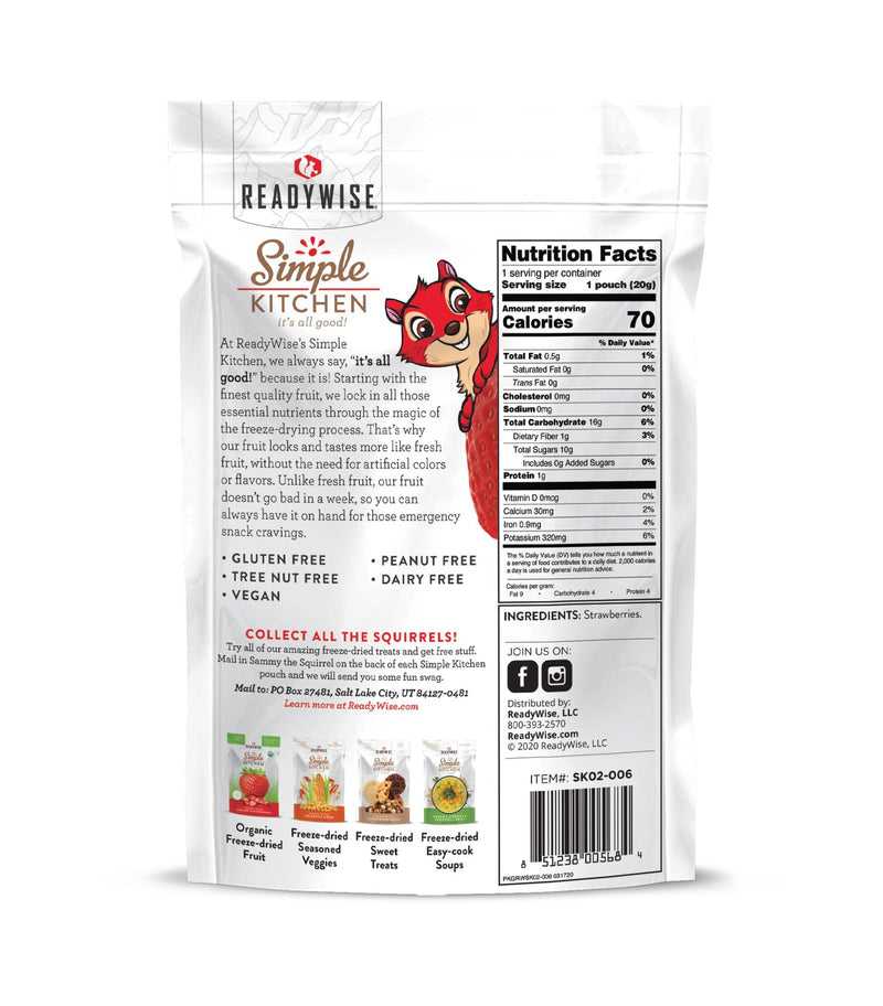Simple Kitchen Strawberries Nutrition Facts