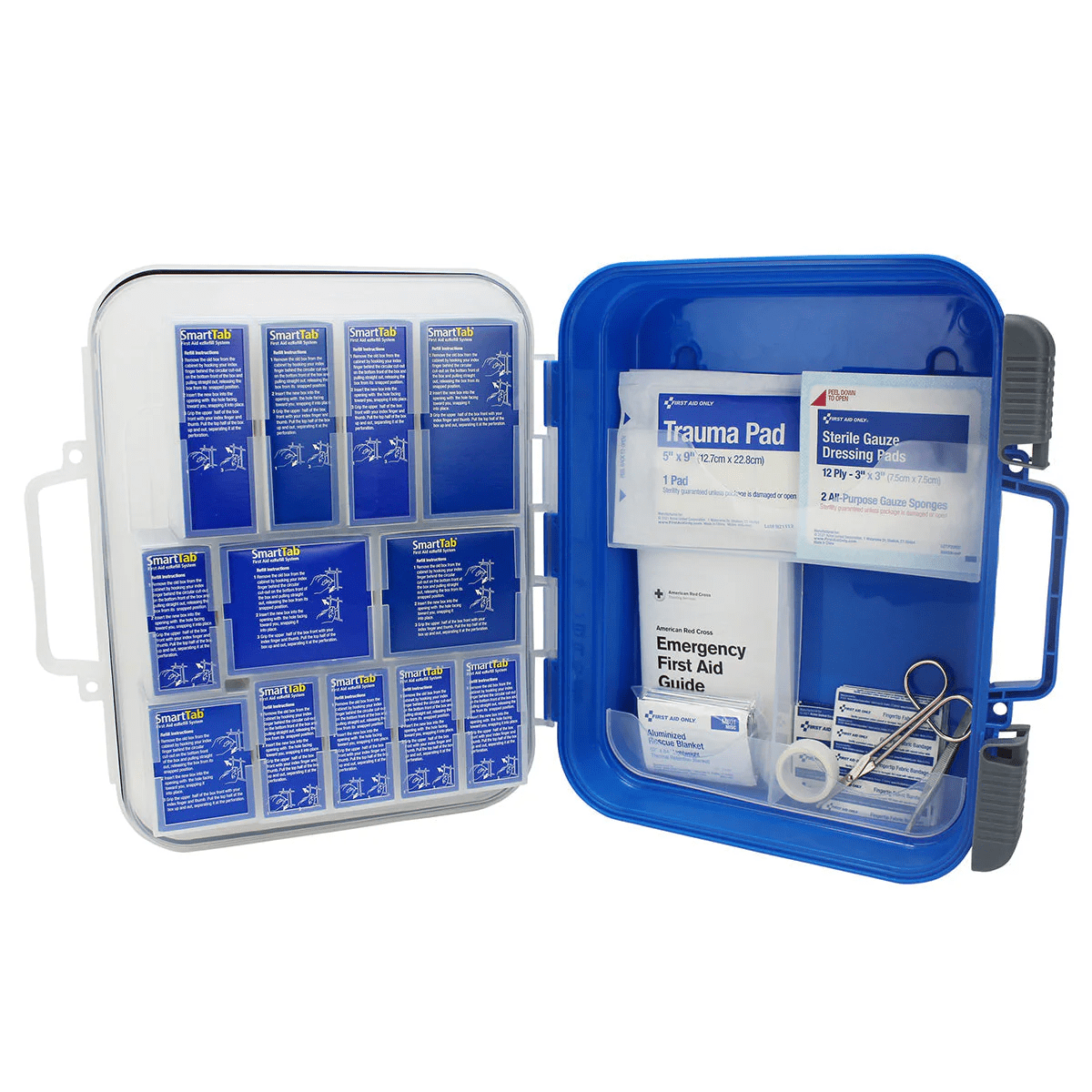 First Aid Kit Mobile Rack Mobile 25 Person First Aid Kit – ANSI/OSHA – Safety Kits Plus