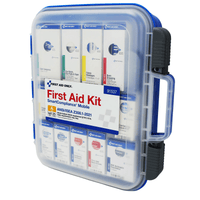 First Aid Unit Mobile Mobile 25 Person First Aid Kit – ANSI OSHA Compliant Fleet Case of 4 ...