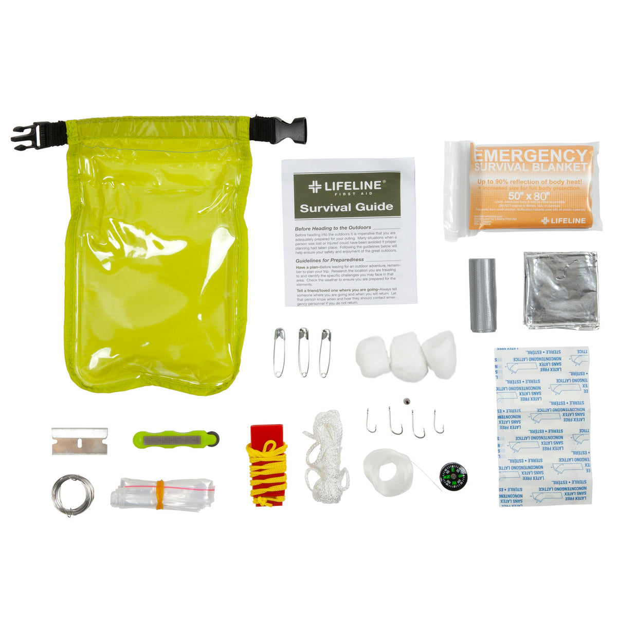 outdoor and survival gear Ultralight Survival Kit 29pc – Case of 6