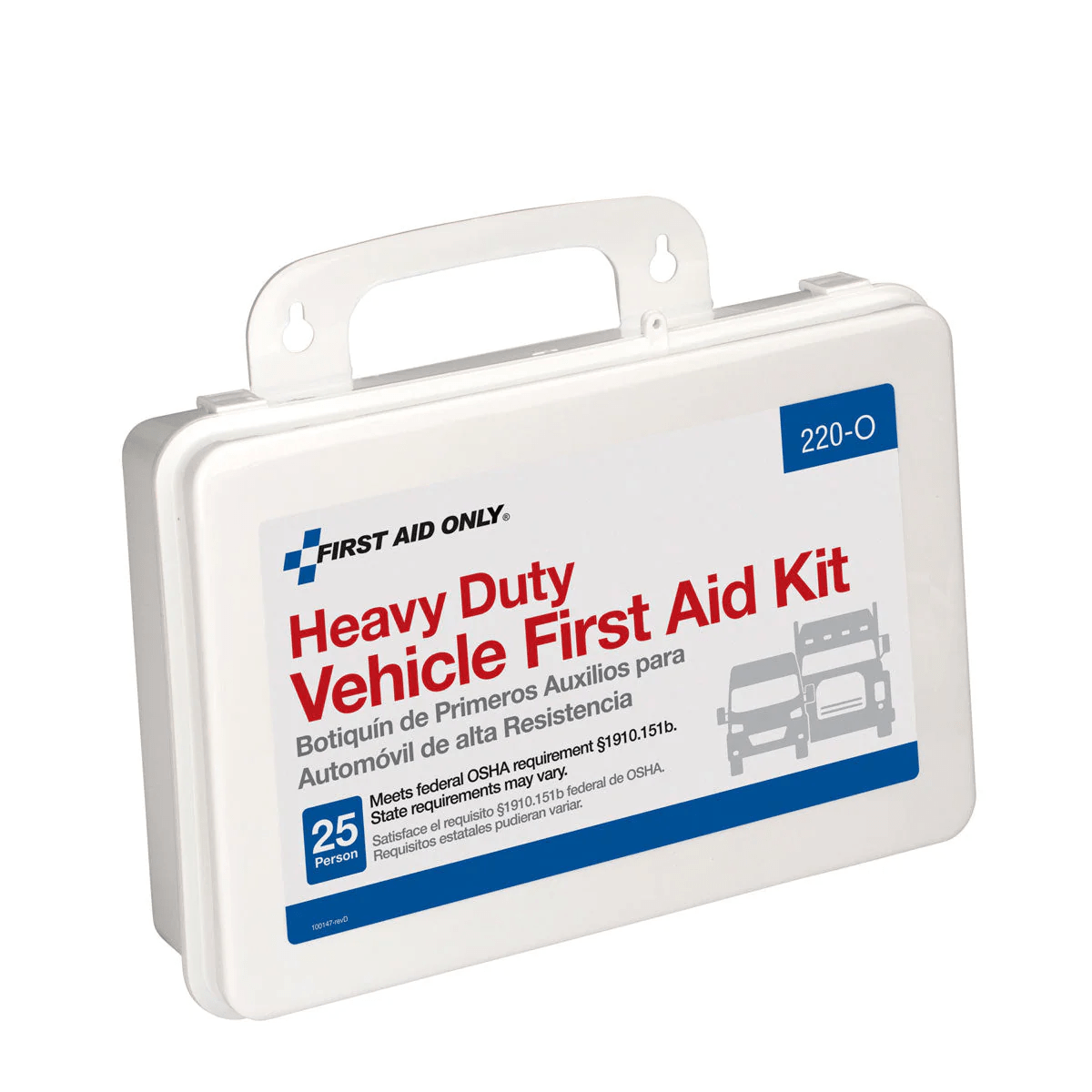Heavy Duty Vehicle First Aid Kit on a white background