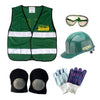 C.E.R.T. Deluxe Action Response Unit Vest, Goggles, Hard Hat, Knee pads, Work Gloves