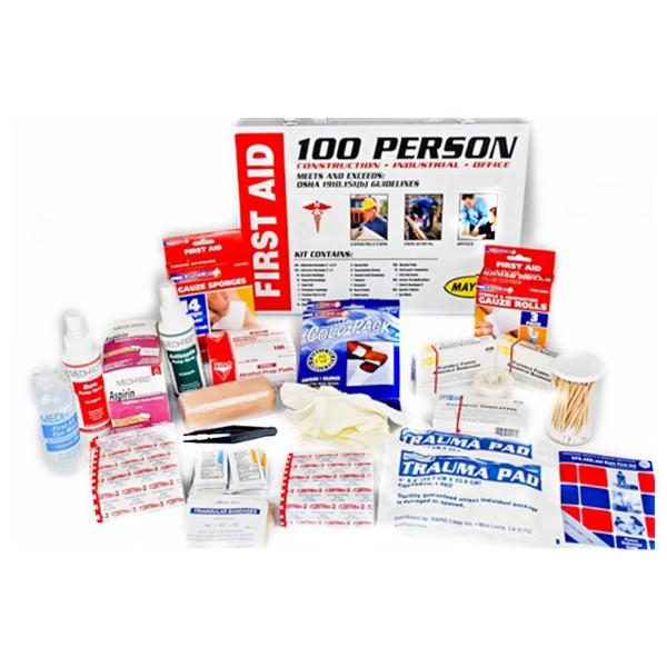 100 Person First Aid Cabinet Contents