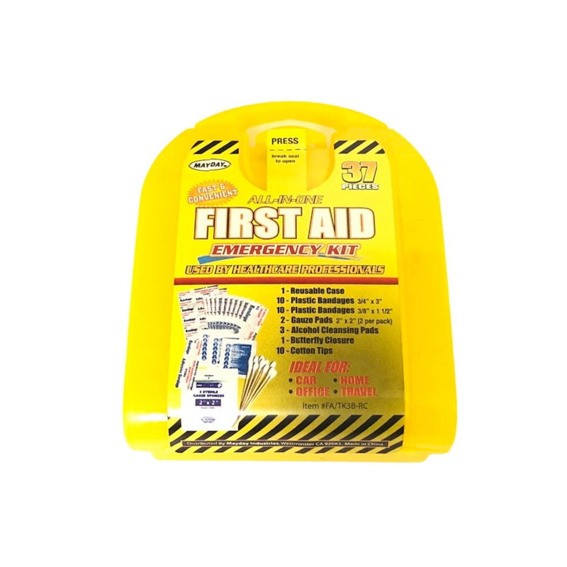 37 piece first aid emergency kit