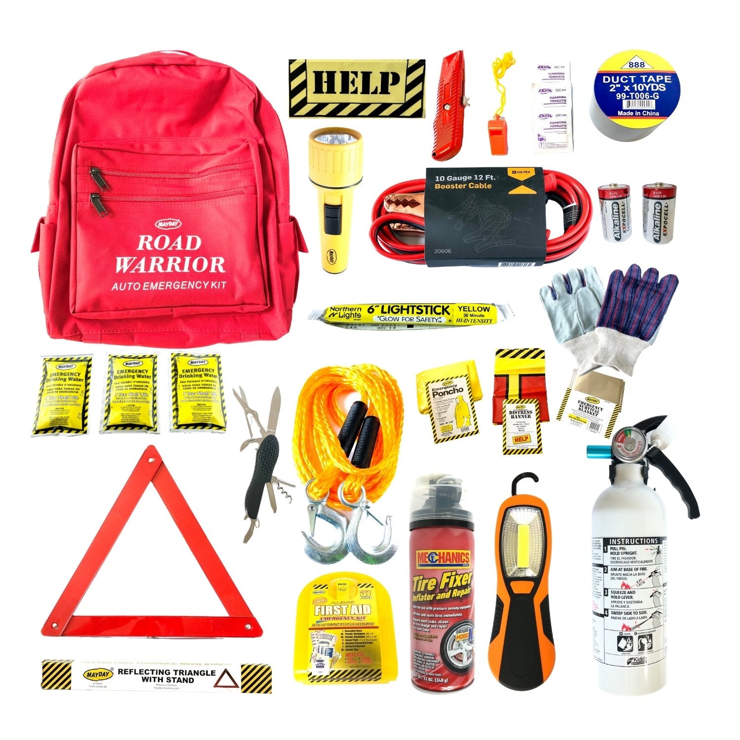 Ultimate Roadside Emergency Kit with Food and Water - Emergency Zone