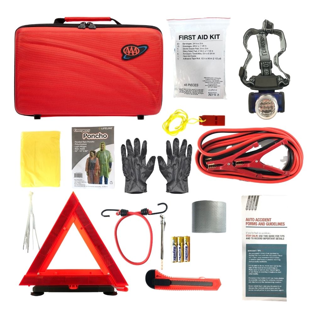 AAA Executive Emergency Roadside Kit  Contents